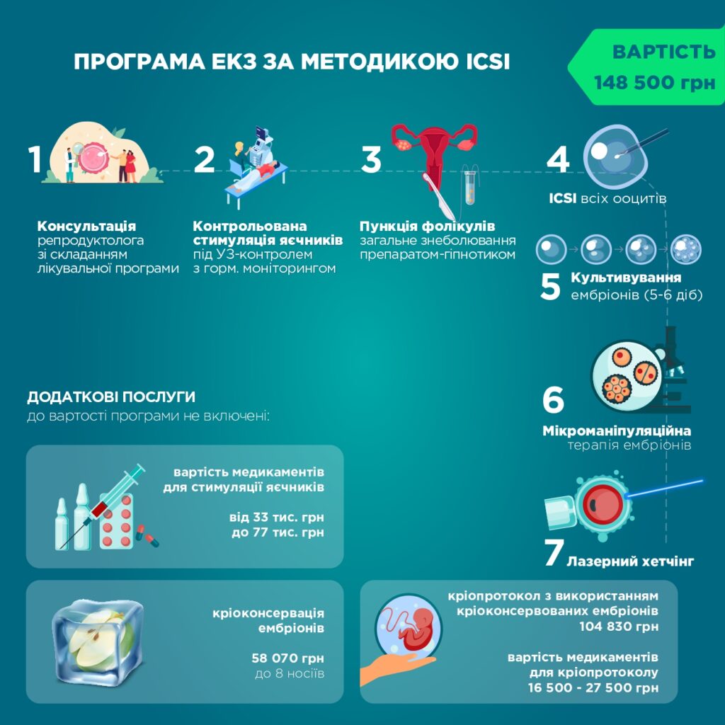 IVF using the ICSI method
